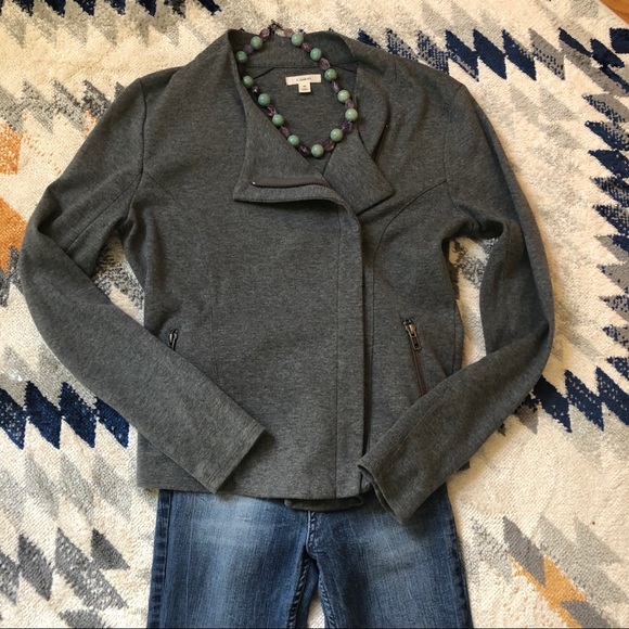 Moto Gray Jacket - Picture 3 of 11